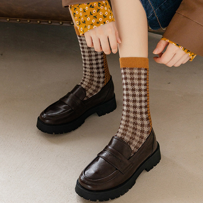 Áo choàng da da báo kép theo dõi đôi đồ kim đôi retro Ý