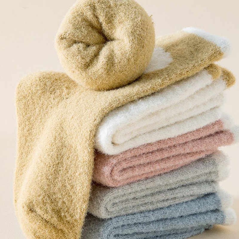 Mùa thu và mùa đông giả Mink Fur Children SOCTS, Vớ kim bằng kim và phụ nữ dày Mùa thu và mùa đông giả Mink Fur Children SOCTS, Vớ kim bằng kim và phụ nữ dày