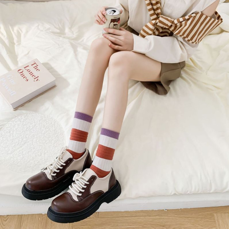 Vớ đèn lồng, vớ ruột già, vớ cá nhân hóa nổi tiếng trên internet, áo khoác ngoài mùa xuân và mùa hè, đôi tất màu tương phản Vớ đèn lồng, vớ ruột già, vớ cá nhân hóa nổi tiếng trên internet, áo khoác ngoài mùa xuân và mùa hè, đôi tất màu tương phản