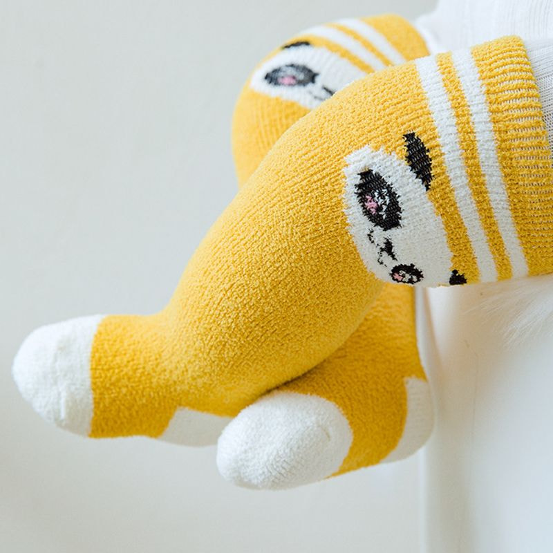 Bé dài trong kho Mùa thu và mùa đông dày san hô nhung Vớ Knee Alkee Aldys